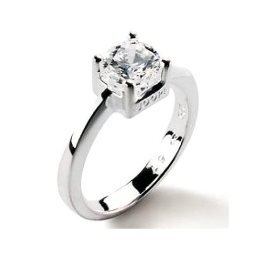 Joop AJ0211 Damen Ring Silber mit Zirkonia wei&szlig; Gr&ouml;&szlig;e 53 (17,0 mm)