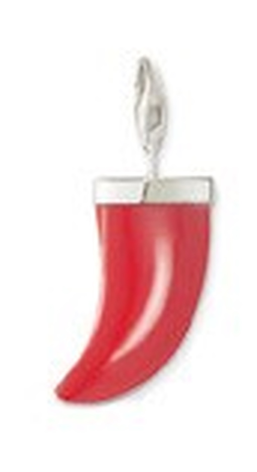 Thomas Sabo 0213 Charms Damen Charm Silber Zahn rot Koralle rot