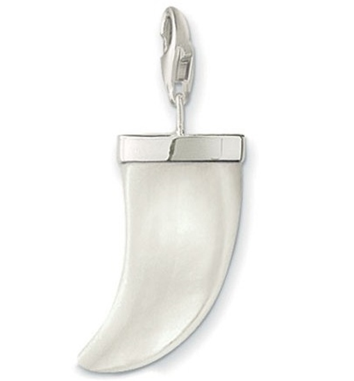 Thomas Sabo 0214 Charms Damen Charm Silber Zahn weiss Muschelstein