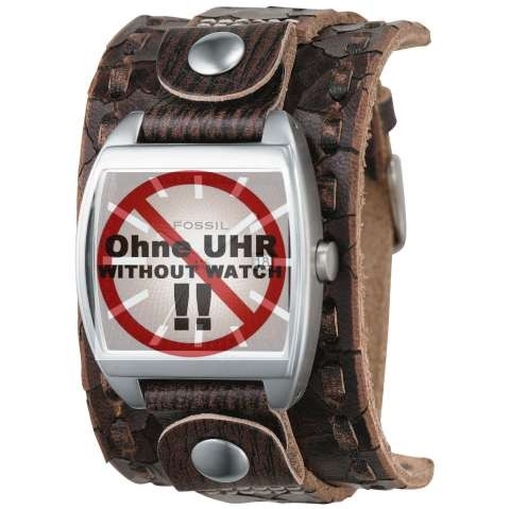 Fossil Uhrband LB-JR9354 Original Lederband braun