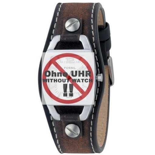Fossil Uhrband LB-JR8130 Original Lederband f&uuml;r JR 8130