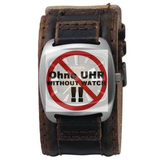Fossil Uhrband LB-JR9156 Original Lederband f&uuml;r JR 9156
