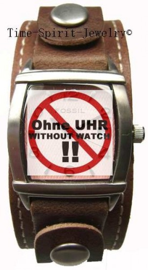 Fossil Uhrband LB-JR9010 Original Lederband braun