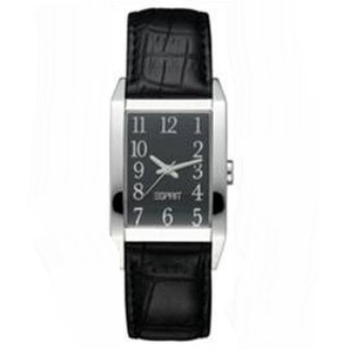 Esprit 4325460 Damenuhr fundamental night Lederband Edelstahl Analog