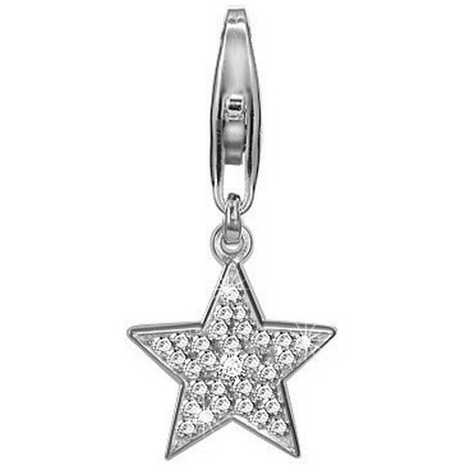 Esprit ESZZ 90617.A Charms Damen Charm Silber Stern mit Zirkonia wei&szlig;