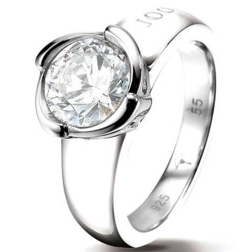 Joop JJ1012 Damen Ring JJ 1012 Silber Virginia Gr&ouml;&szlig;e 53 (17,0 mm)