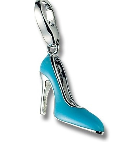 Giorgio Martello 330-805599 Charms Damen Charm Silber Schuh t&uuml;rkis