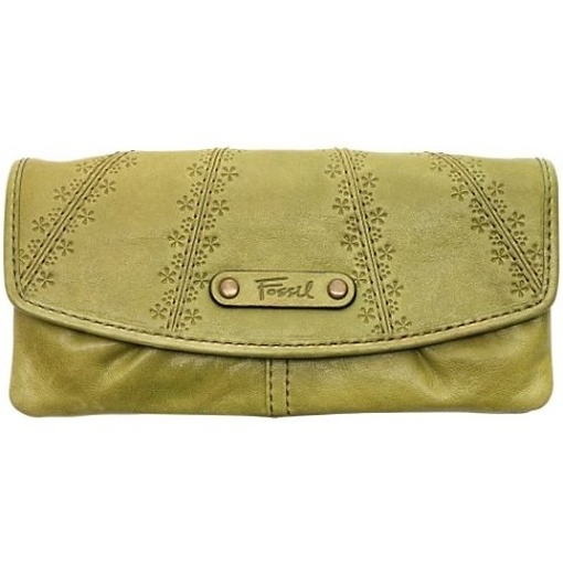 Fossil SL2270 300 Leder Damen Geldb&ouml;rse Talita gr&uuml;n