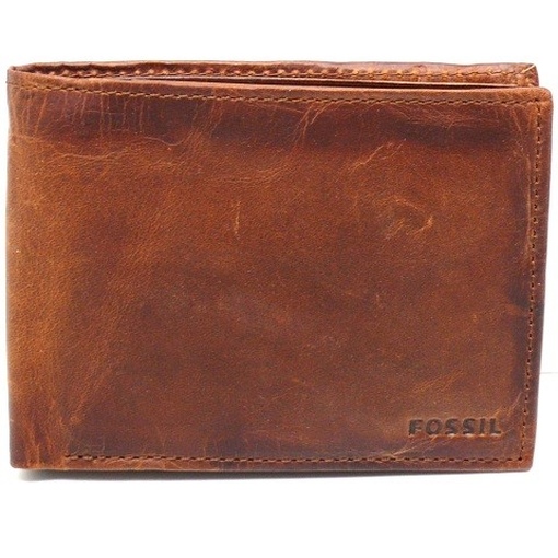 Fossil Geldb&ouml;rse Carson Intl Trav Braun ML332688-200 Herren Leder