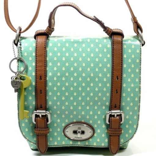 Fossil KEY PER Gr&uuml;n ZB5060-364 Damen Handtasche Tasche Schultertasche