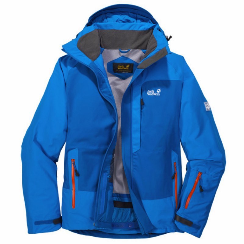 Jack Wolfskin Ski Jacke Herren 11040211062 Powder Mountain Blau Gr/XL